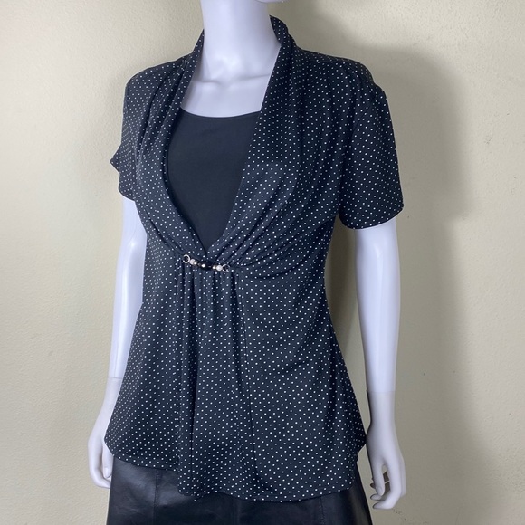 Notations Stretchy Double Top. Size M. - Picture 2 of 4